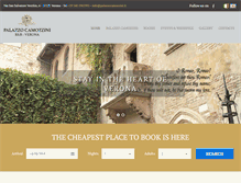 Tablet Screenshot of palazzocamozzini.it